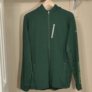 Icebreaker Merino GT Wool Hoodie Green XL (Men’s)